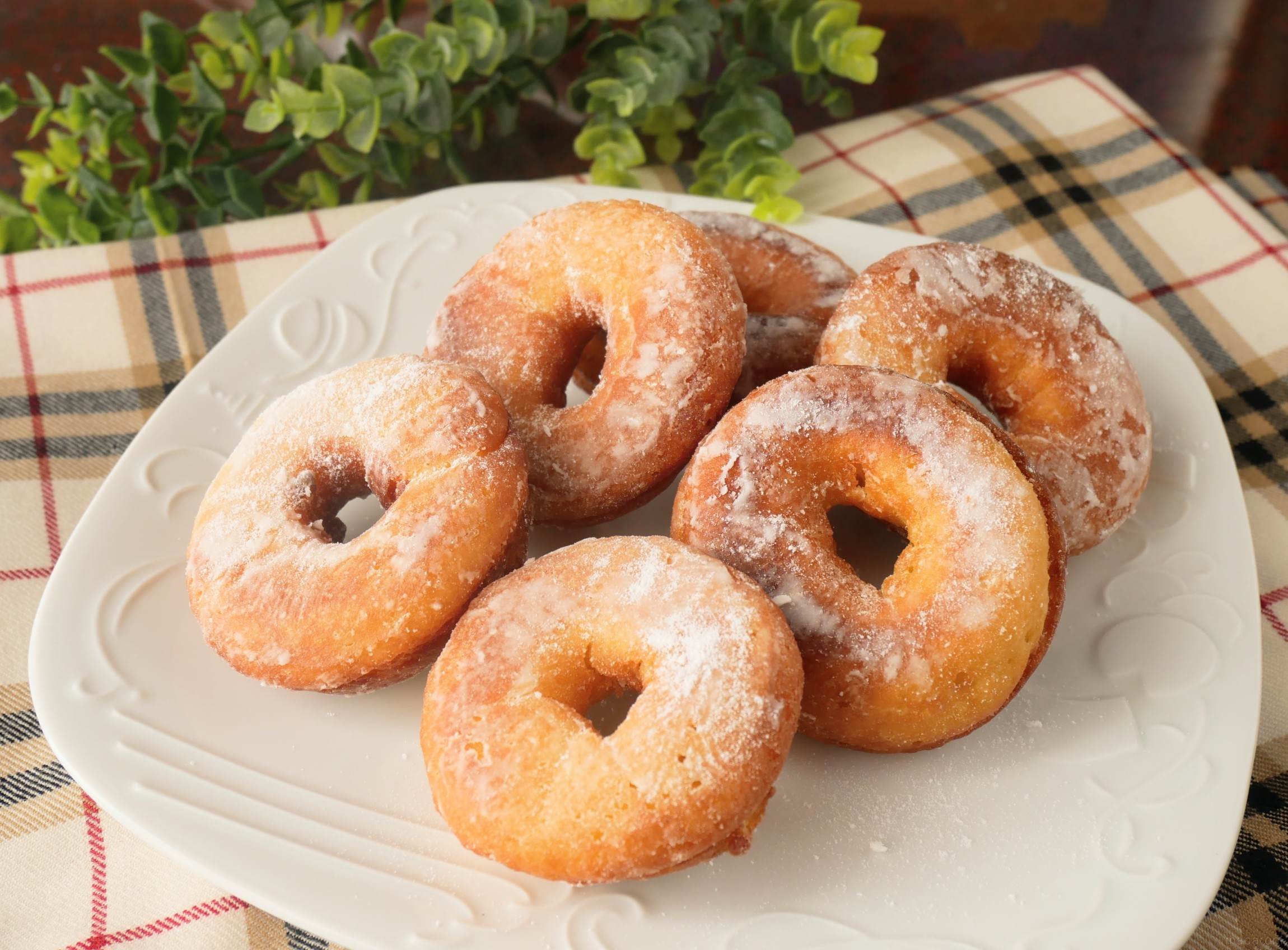 卵なしおやつ ホケミで焼きドーナツ