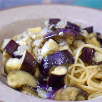 トロトロなすと豚肉のペペロンチーノ