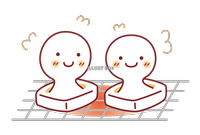 七輪でぷっくり焼き餅の無料ベクターイラスト素材 - PICaboo!ピカブー！無料ベクターイラスト素材