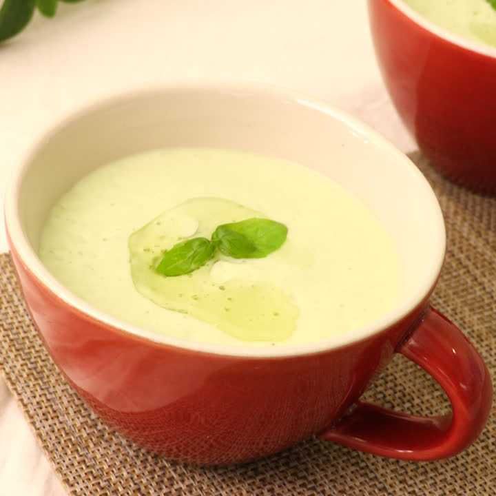 ほうれん草のポタージュ チーズでコク旨☆お豆腐とろ〜り