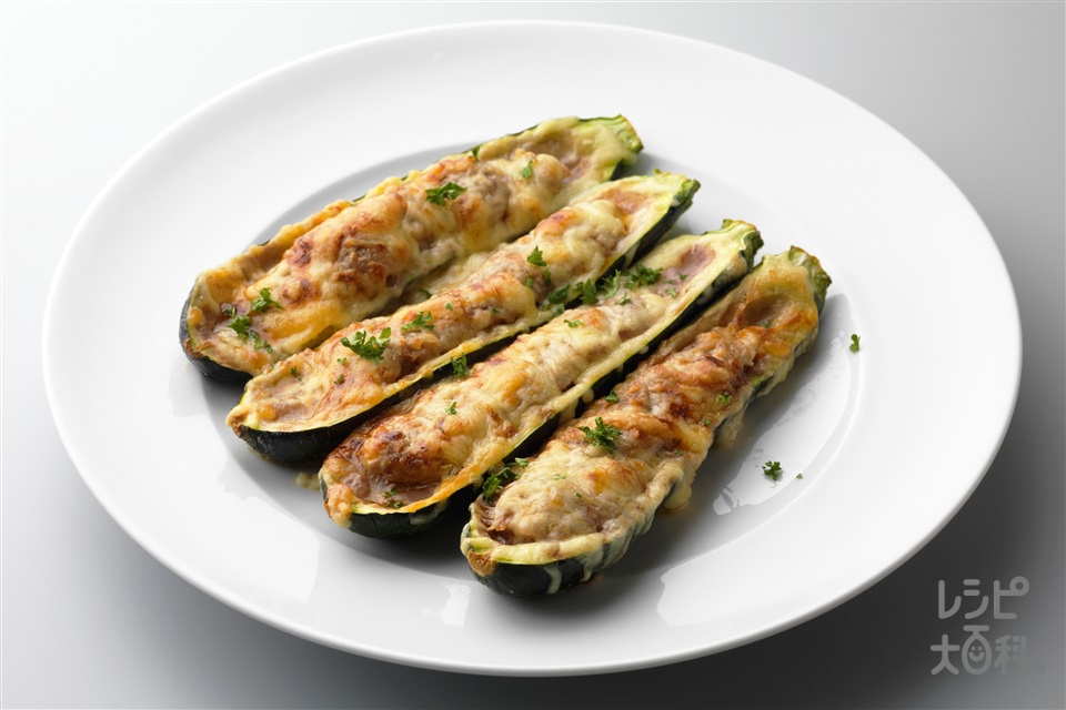ズッキーニのツナ味噌チーズ焼きのレシピ。あさイチで話題の作り方。 - LIFE.net