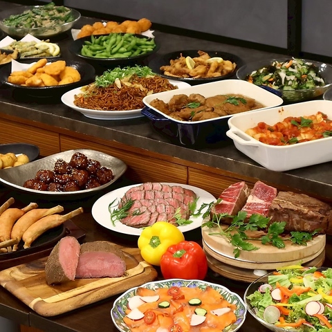 みんな大好き、串焼きでビアホール♪