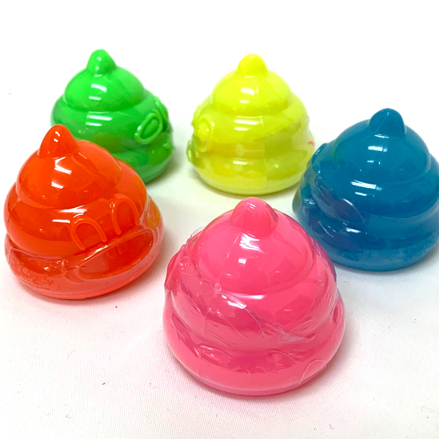 ノベルティ、販促品、粗品、景品用としてオススメなキャラクターオールスタースライム粘土 １個です