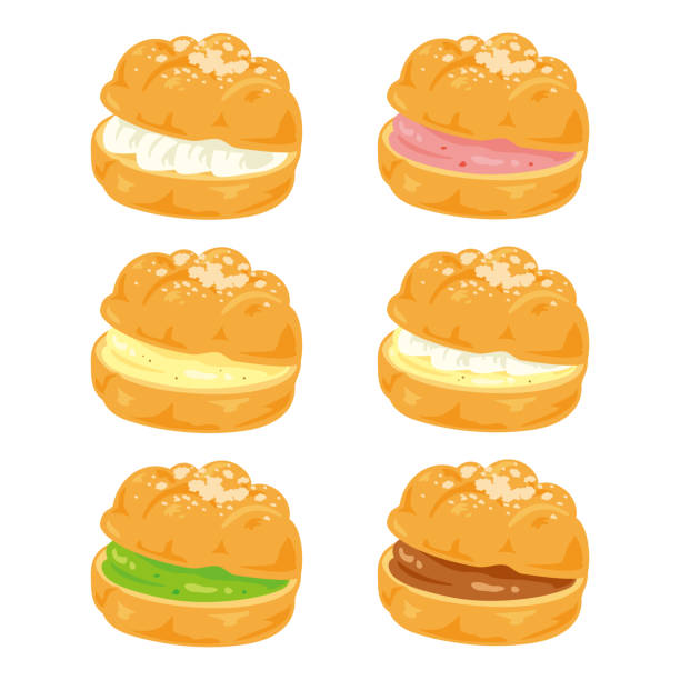 シュークリームイラスト画像とPSDフリー素材透過の無料ダウンロード - Pngtree