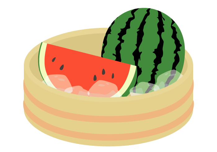 スイカ 西瓜 ～かわいい無料のフリーイラスト素材集