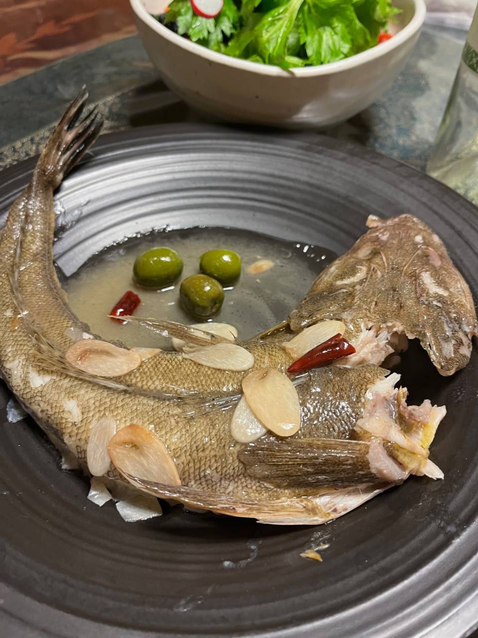 白ワインなし、あさりなし@カレイのアクアパッツァ医食同源 byりさ