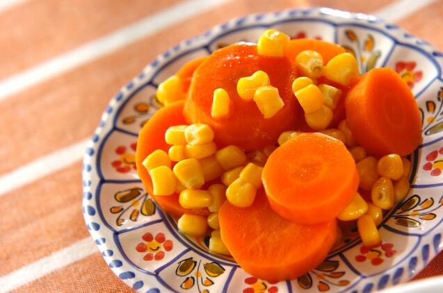 コーン缶でもう1品 調理時間10分の簡単お手軽副菜3選お弁当のおかずや常備菜、おつまみにも