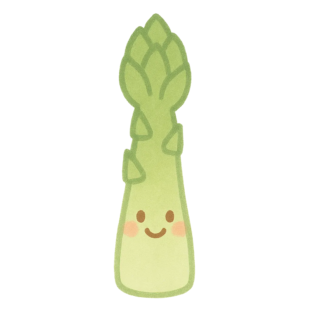 アスパラシルエット イラストの無料ダウンロードサイト「シルエットAC」