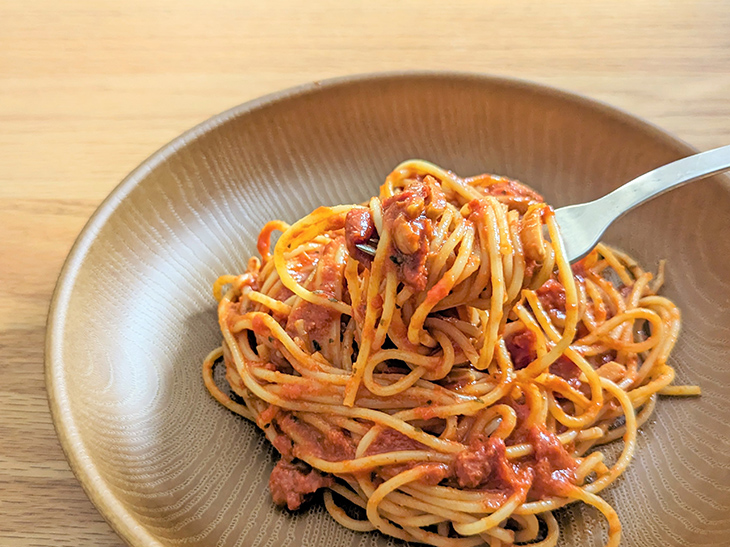 南イタリア風トマトソースパスタ