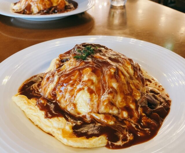 簡単！カフェごはん オムライス＊ハヤシソース