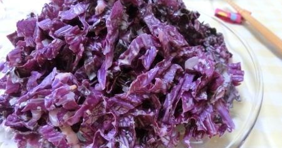 紫白菜 紫奏子 むらさきそうし パープル白菜 白菜 はくさい ハクサイ 品種の特徴 食べ方 選び方