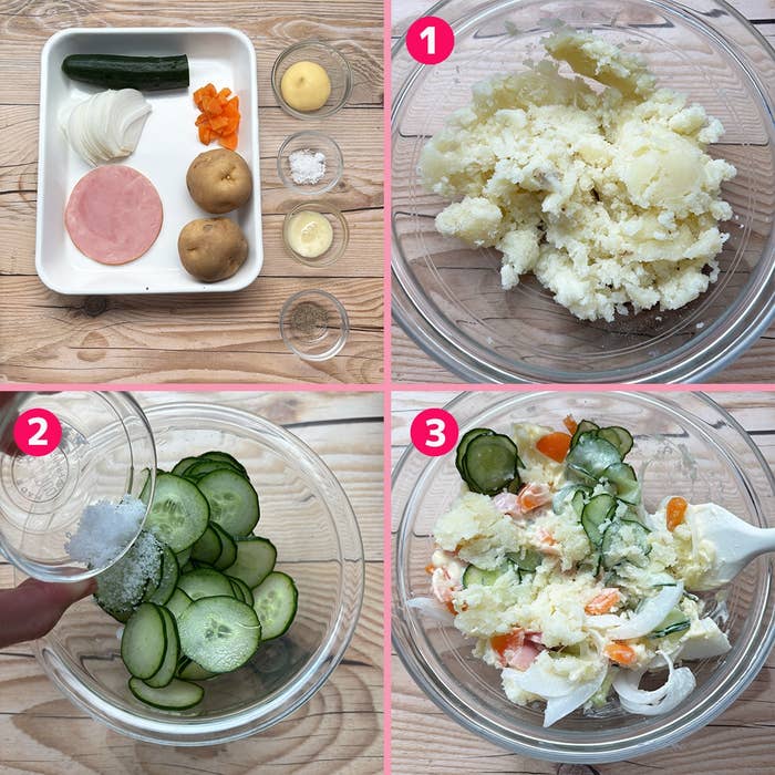 ポテトサラダに合う料理を紹介♪献立に悩んだ時に役立つレシピ25選の人気レシピ・作り方デリッシュキッチン