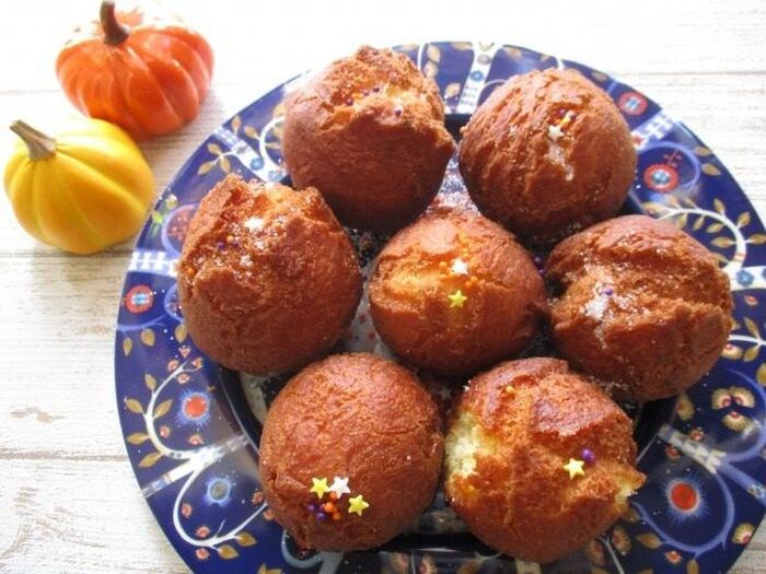 ホットケーキミックスで もっちりマラサダ風ドーナッツ