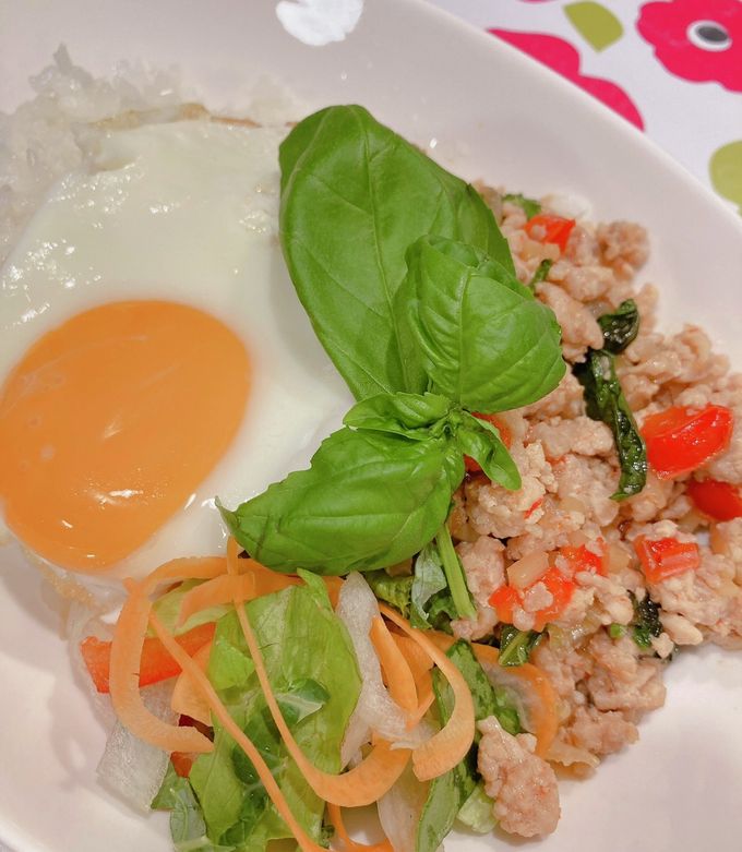 子供でも食べられる ガパオライス