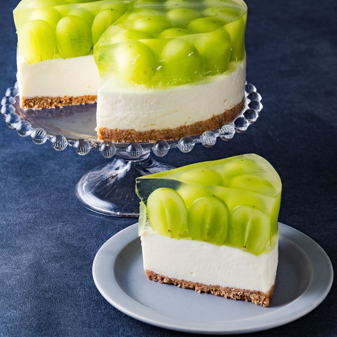 フレッシュな桃のレアチーズケーキまるめし