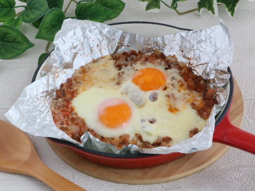 離乳食後期 ひき肉入りオムレツ