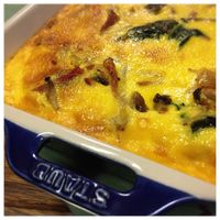 フライパンで簡単！キッシュ風たまご焼き