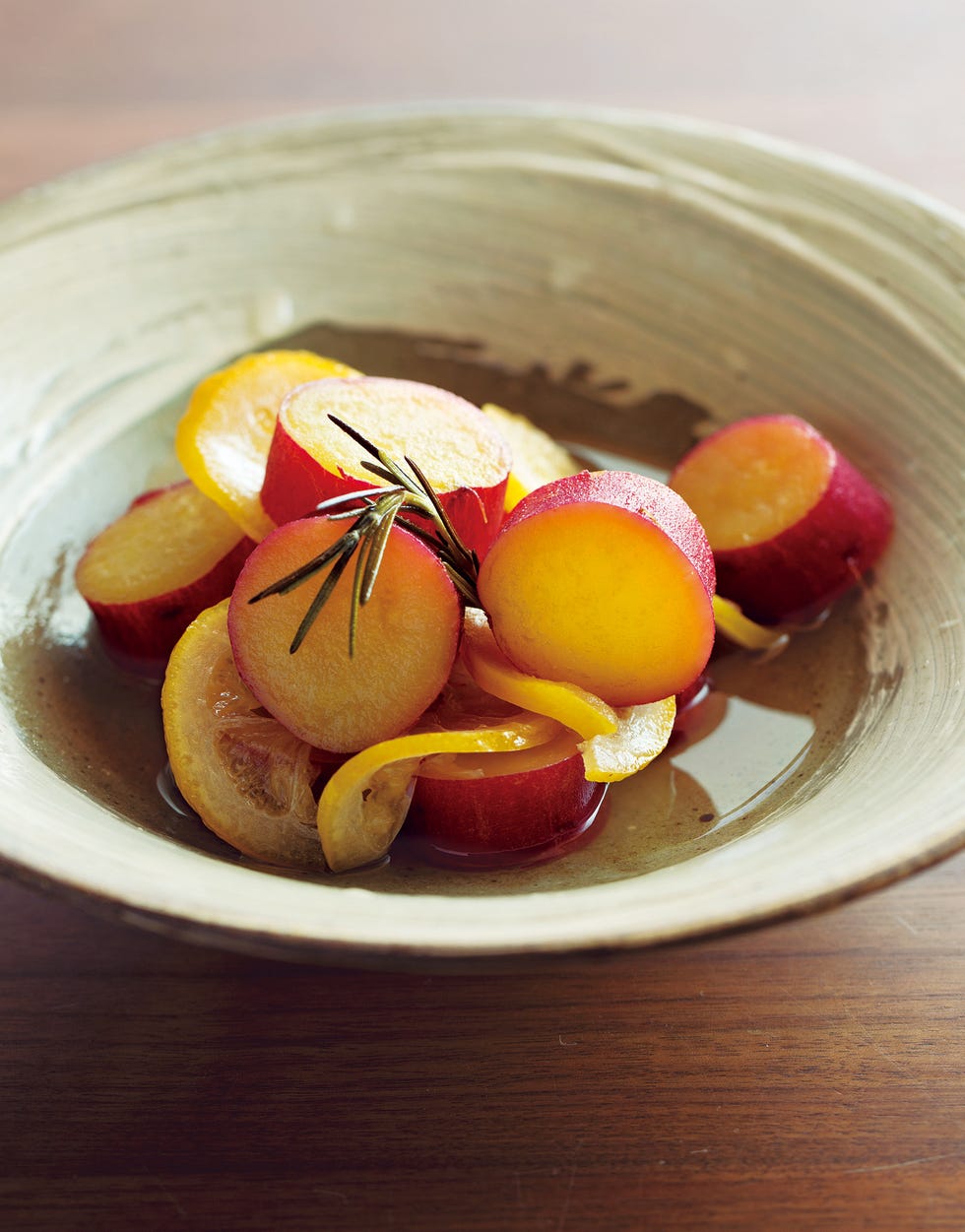 レンジで簡単！さつまいもレモン煮