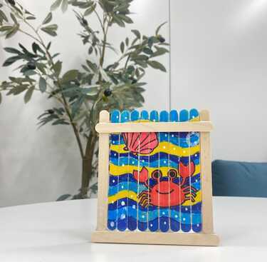 造形クラス・アイス棒工作ブーピー工房