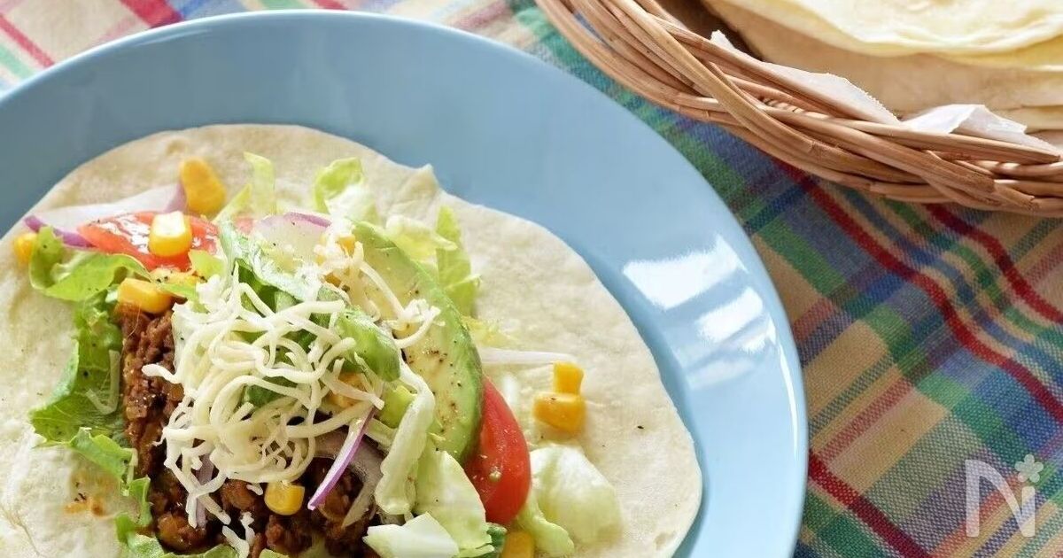 レタスとローストビーフのトルティーヤ