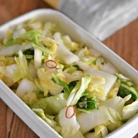 白菜大量消費！白だしで簡単浅漬け♪
