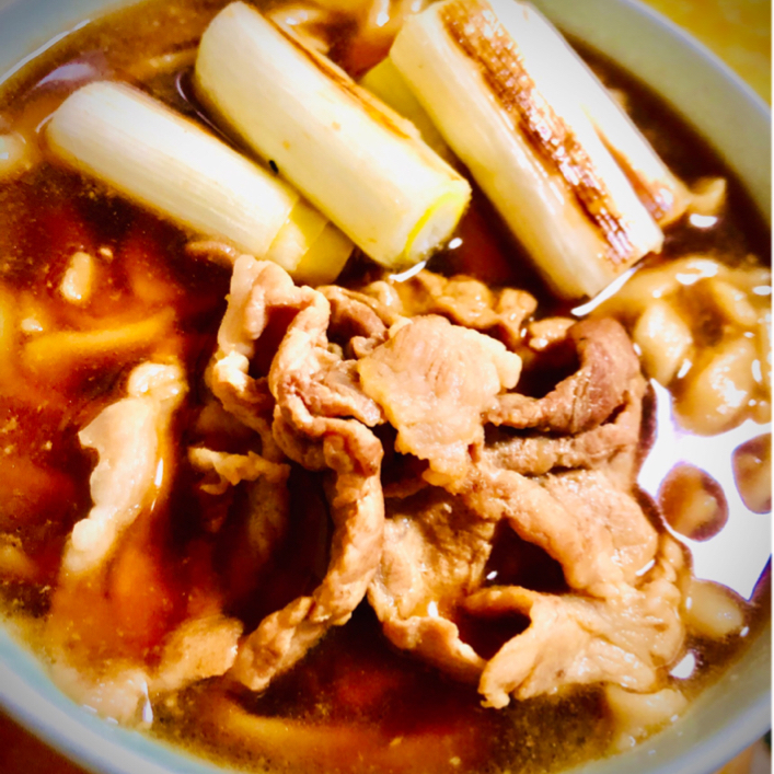 春野菜の肉うどん