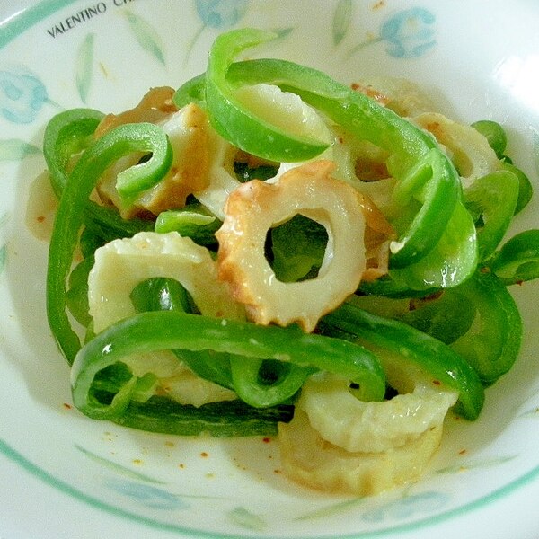 ピーマン嫌いをうならせろ！ ピーマンとちくわのうまみマヨ炒め めんつゆを使ったシンプルレシピ！簡単に作れる料理です