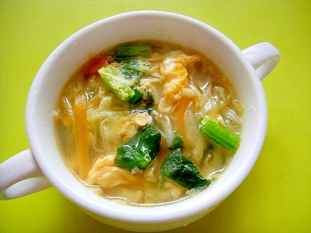 ベーコンの旨味！シンプル簡単コンソメスープ