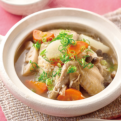 鳥手羽で簡単！参鶏湯スープ サムゲタン