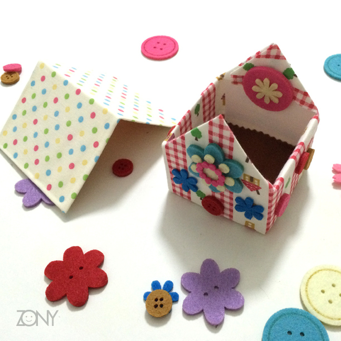 牛乳パックで作る基本の小物入れ ～これが出来れば応用可能～ - ハンドメイド専科