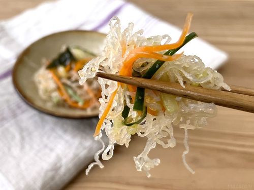 白滝とちくわのオイスター炒めみいちゃんの作り置きブログ