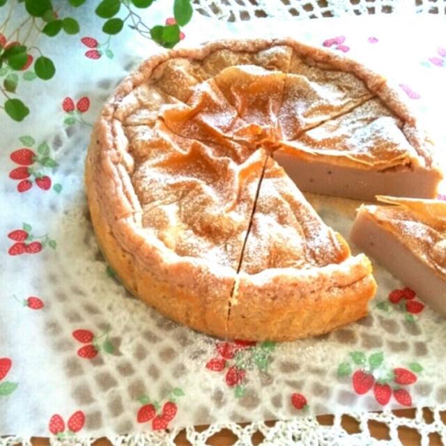 フルーチェムースのドームケーキ