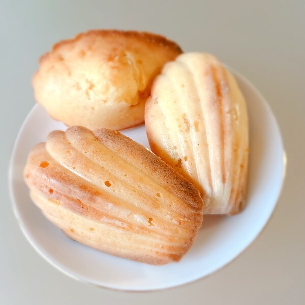 生姜とレモンのマドレーヌ