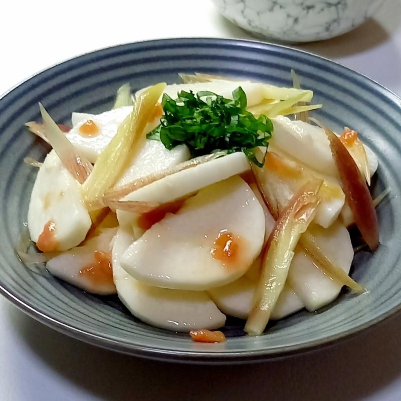 レシピ 長芋と豚バラのめんつゆバター炒め - しにゃごはん blog