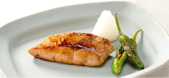 鱒の実山椒照り焼きFissler