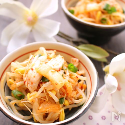 ささみときゅうりのキムチ和え＊レンチン簡単