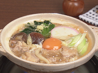 ごぼうと鶏肉の焼きうどん