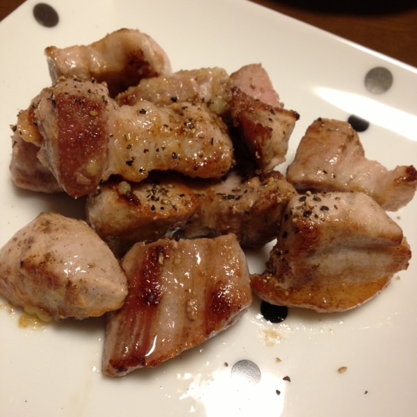 豚ロース厚切り肉 トンテキ を柔らかく焼く方法