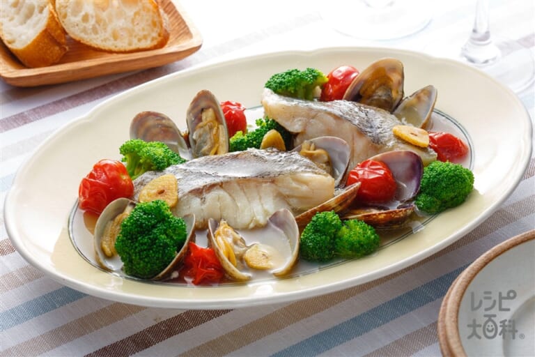 夏の一汁一菜献立レシピ 10月曜日「白身魚と夏野菜の蒸し煮 他」東京ガス ウチコト