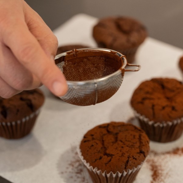 マフィン型でしっとり抹茶のガトーショコラ