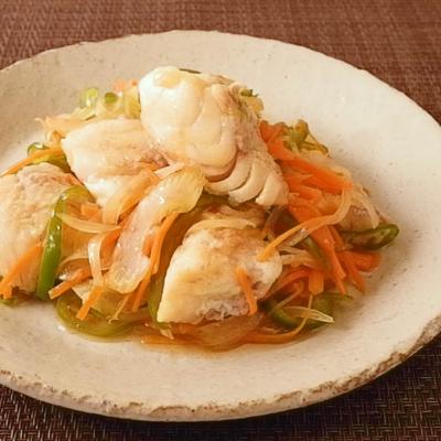 タラの香味野菜あんかけ