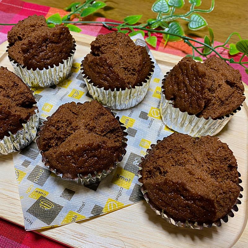 米粉のチョコ蒸しパン
