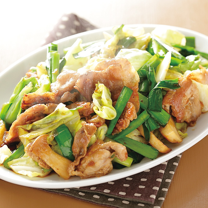 春キャベツと豚こまのスタミナ炒めクレライフクレハの家庭用品サイト