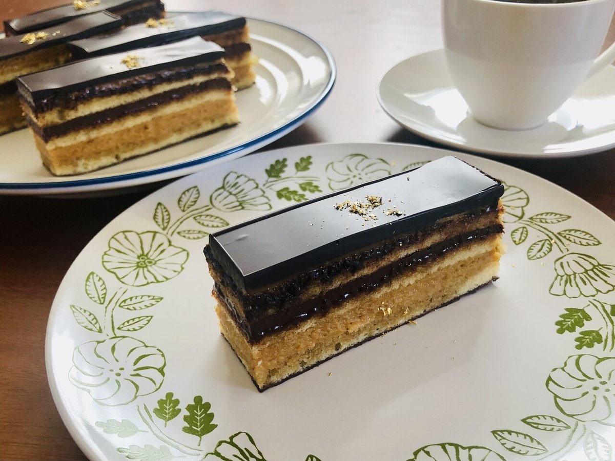 チョコレートケーキの王様 オペラの作り方バレンタインにも