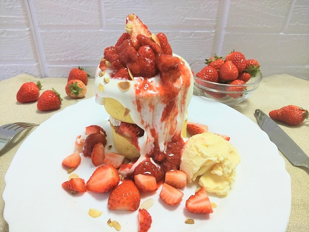 セリアの型でふわふわ厚焼きパンケーキ♡ by ニコニコぱんクックパッド簡単おいしいみんなのレシピが392万品