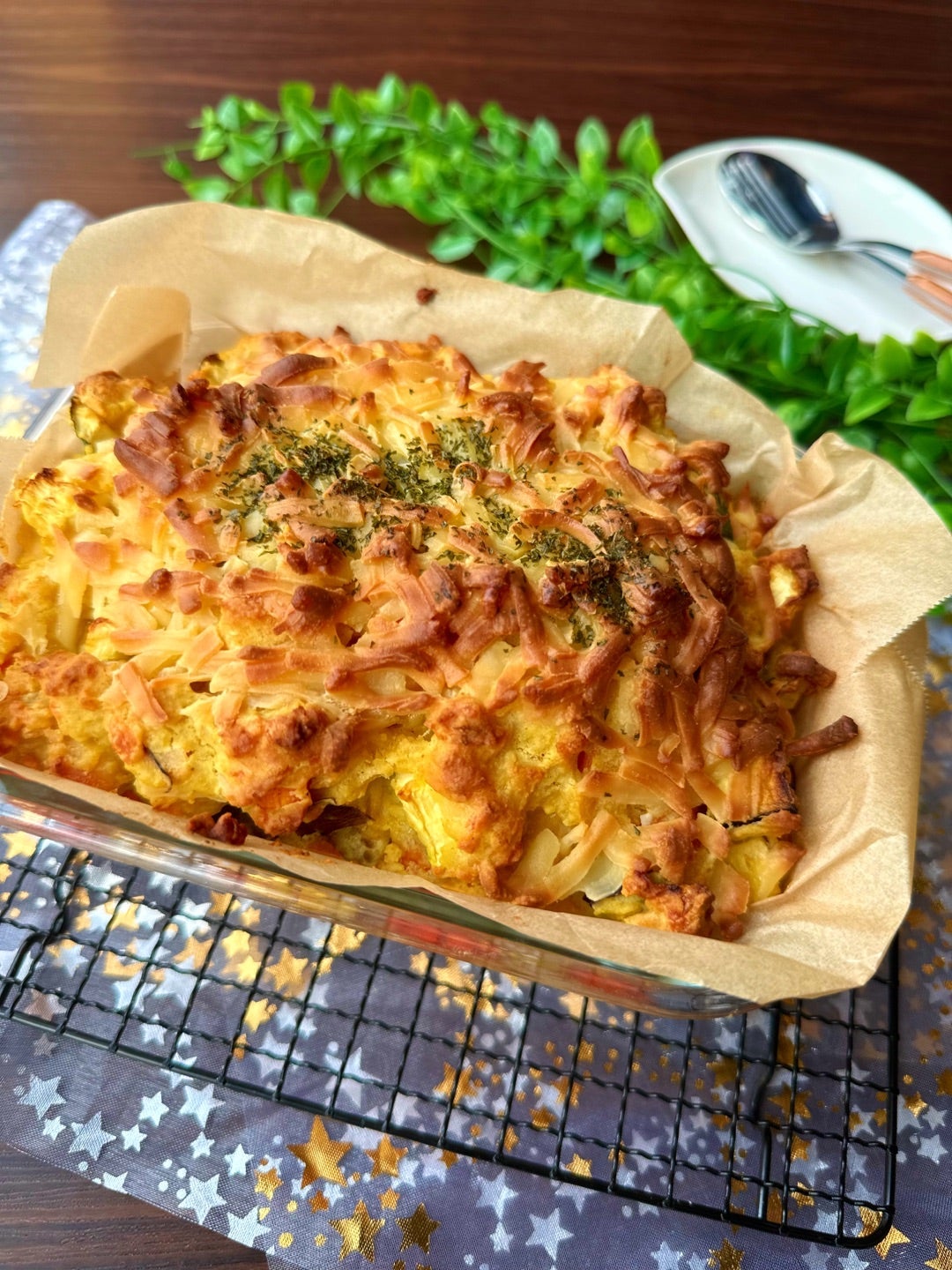 米粉100☆カラフル野菜の豆乳ケークサレ