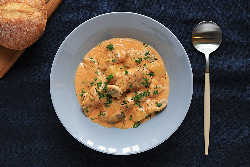 生クリ使わずクリーミィ♡トマト缶と牛乳で「チキントマトクリーム煮」作ったら 酸味ゼロで甘い旨い深～い『あたらしい日日』こんな時代のニューノーマルな暮らし方。食と農、生活情報をお届けします