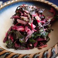 キャベツと赤かぶのサラダ