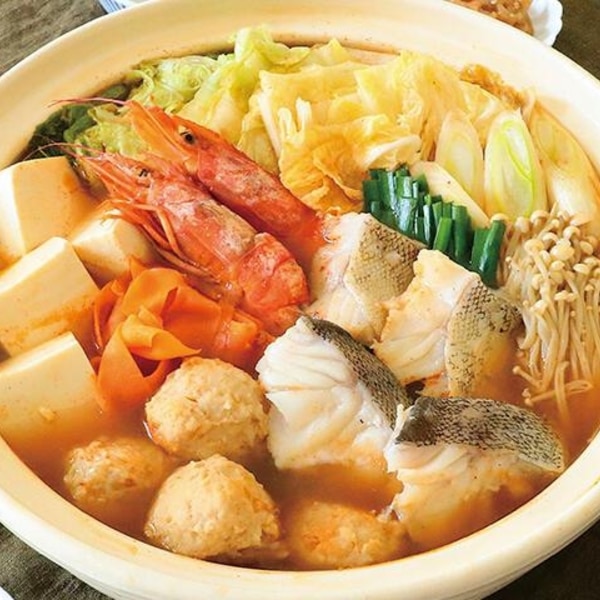 ネギどっさり！豚のキムチ鍋