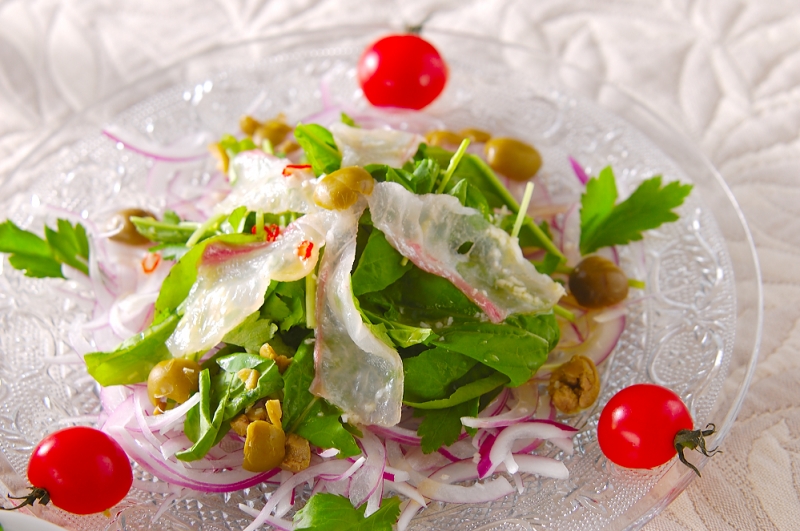 鯛のカルパッチョレシピで簡単おつまみ